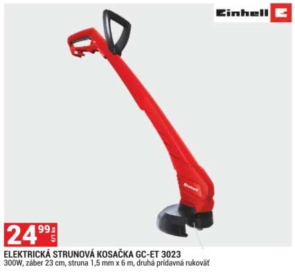 Elektrická strunová kosačka GC-ET 3023