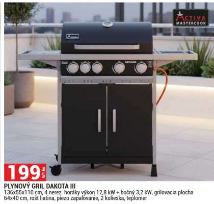 PLYNOVÝ GRIL DAKOTA III