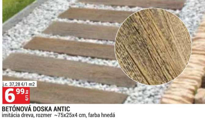 BETÓNOVÁ DOSKA ANTIC
