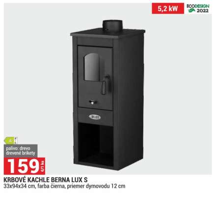 KRBOVÉ KACHLE BERNA LUX S