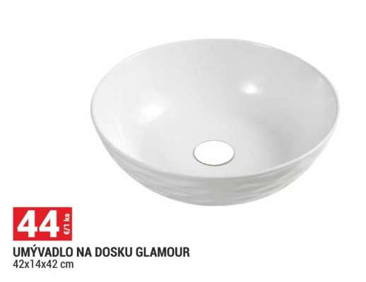 UMÝVADLO NA DOSKU GLAMOUR