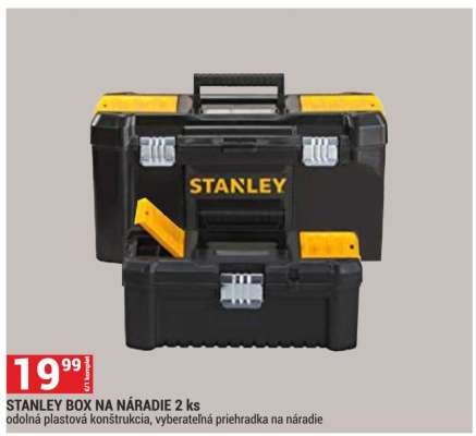 STANLEY BOX NA NÁRADIE 2 ks