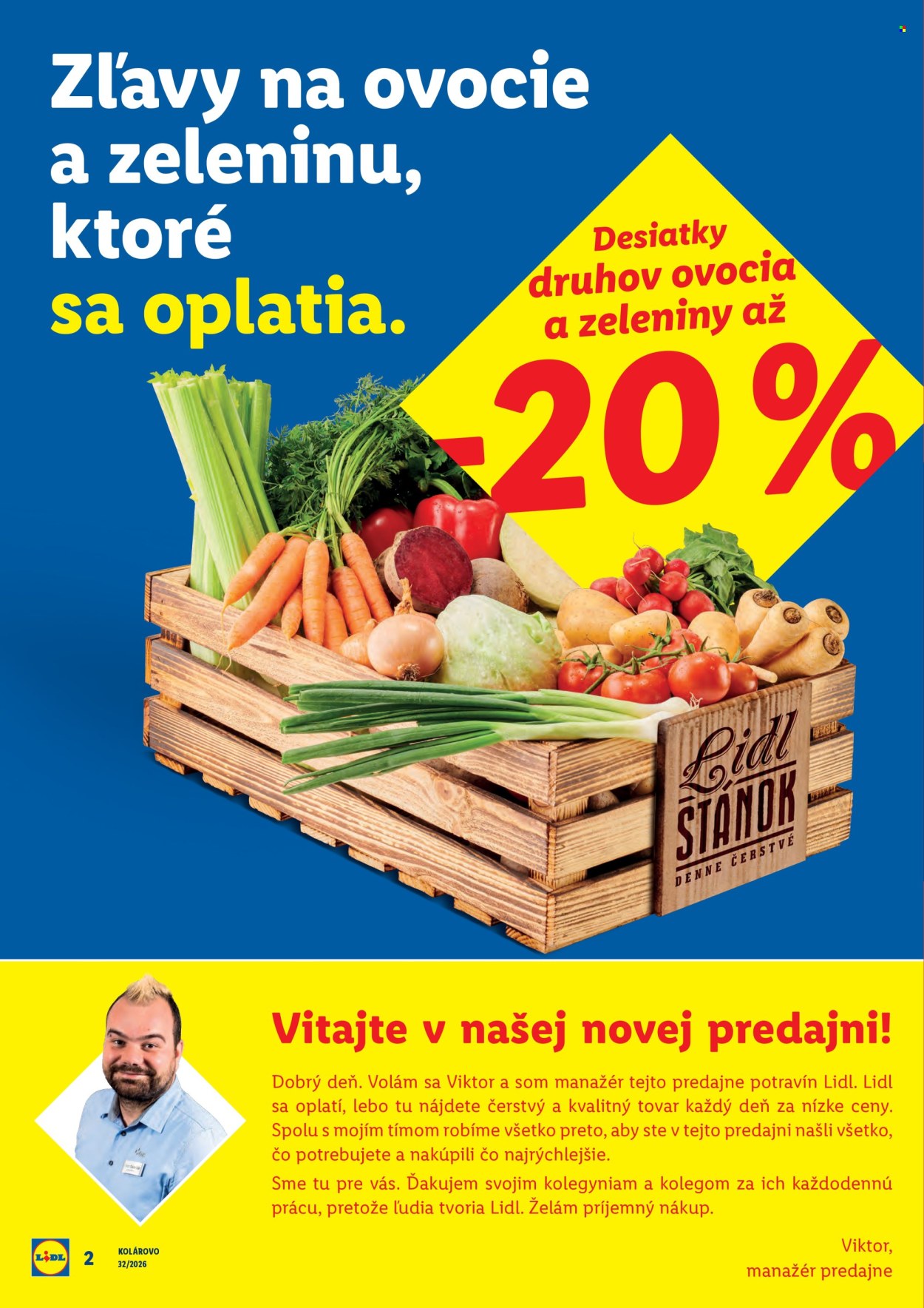 Leták Lidl - 3.8.2026 - 9.8.2026. Strana 2