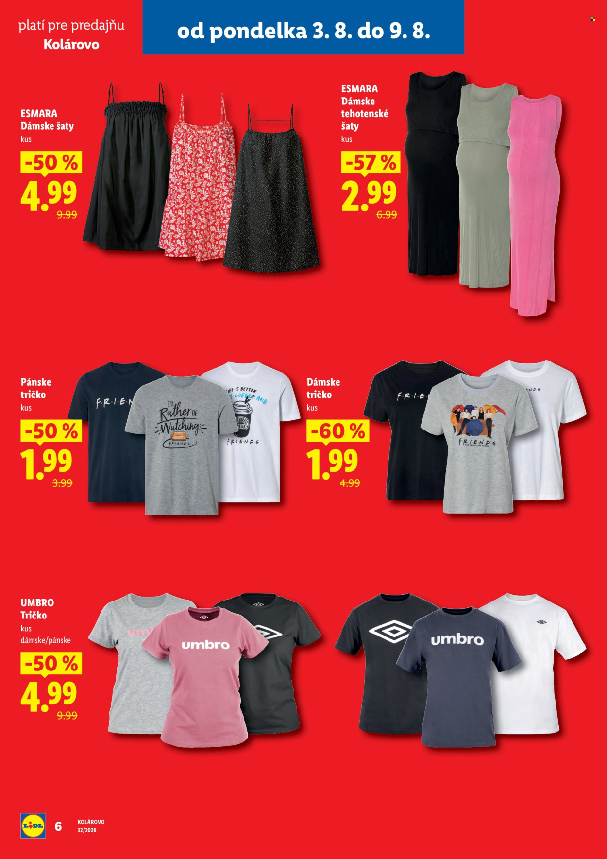Leták Lidl - 3.8.2026 - 9.8.2026. Strana 6