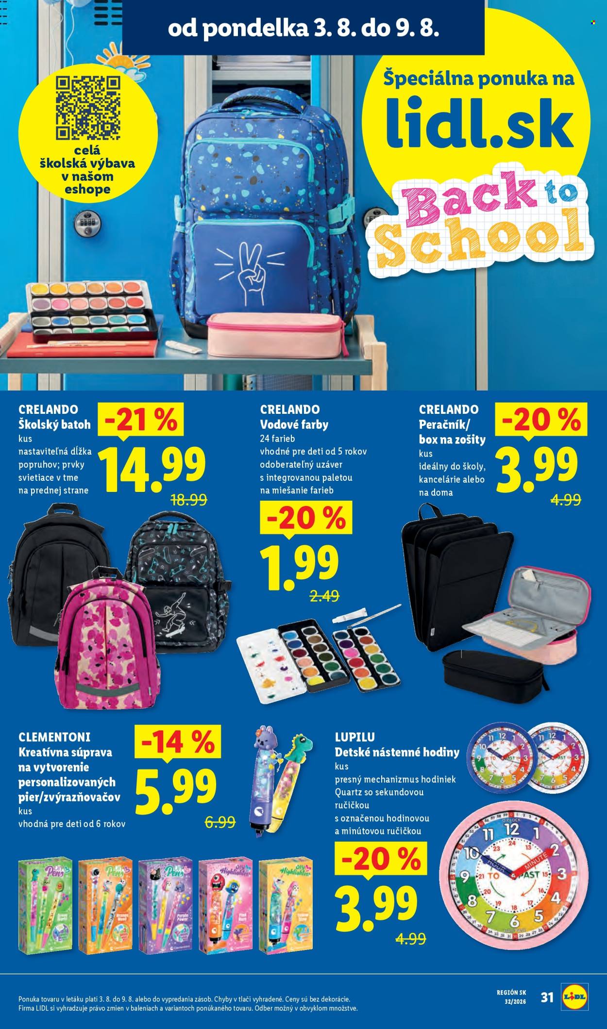 Leták Lidl - 3.8.2026 - 9.8.2026. Strana 8