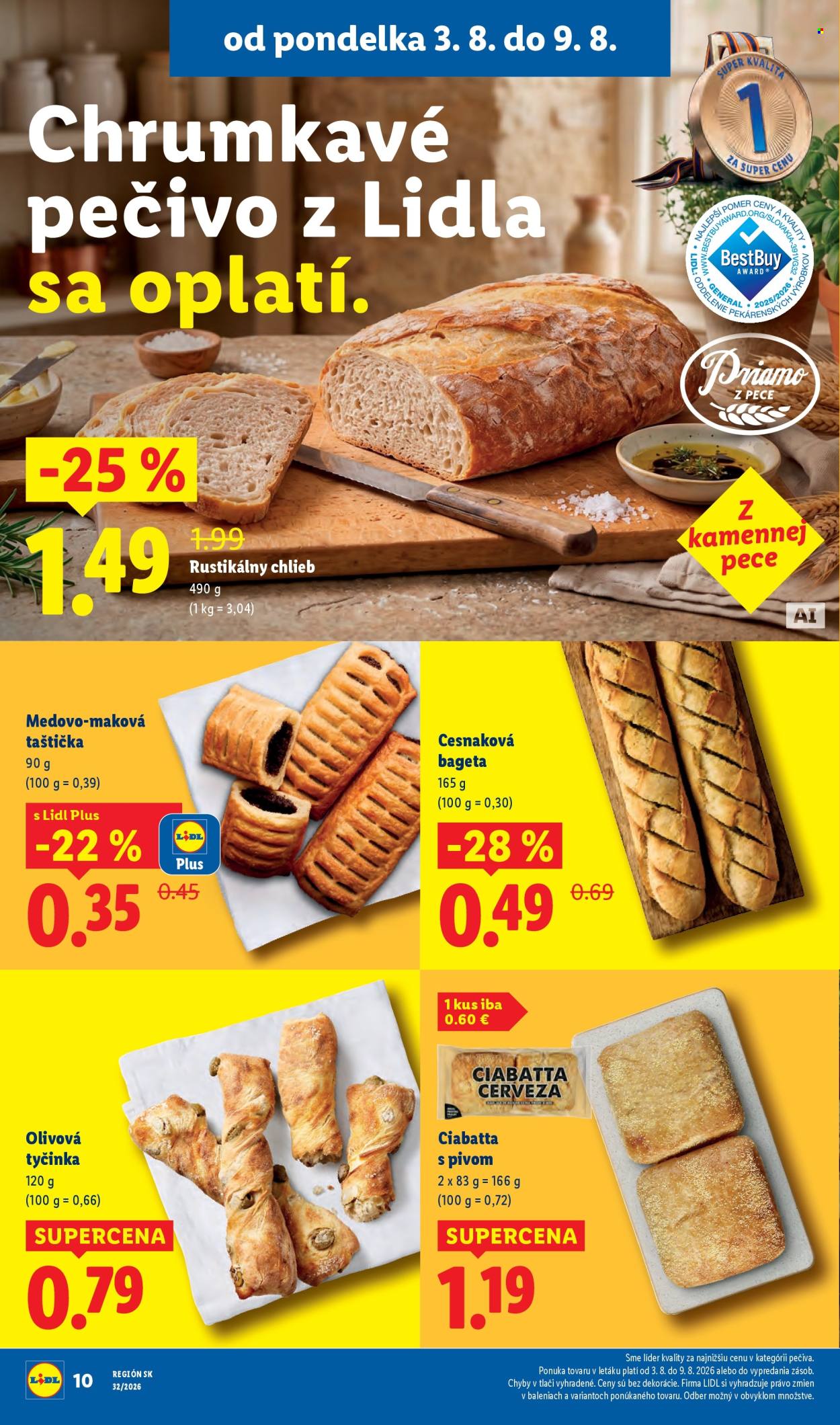 Leták Lidl - 3.8.2026 - 9.8.2026. Strana 18