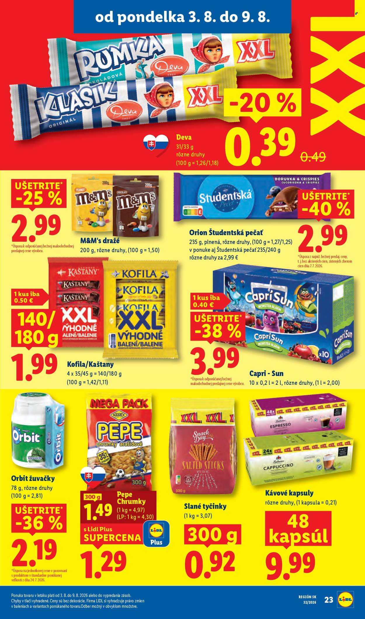 Leták Lidl - 3.8.2026 - 9.8.2026. Strana 31
