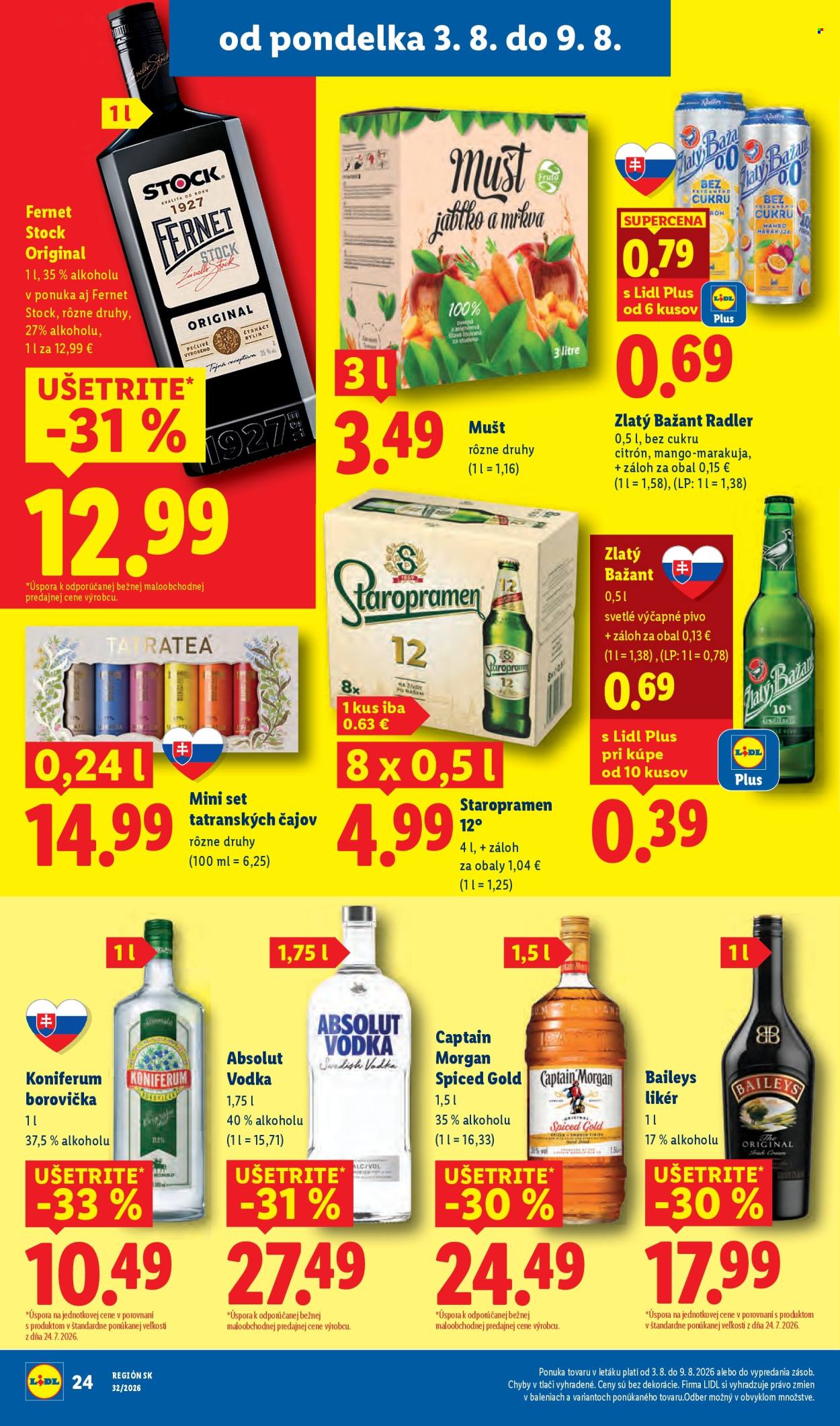 Leták Lidl - 3.8.2026 - 9.8.2026. Strana 33