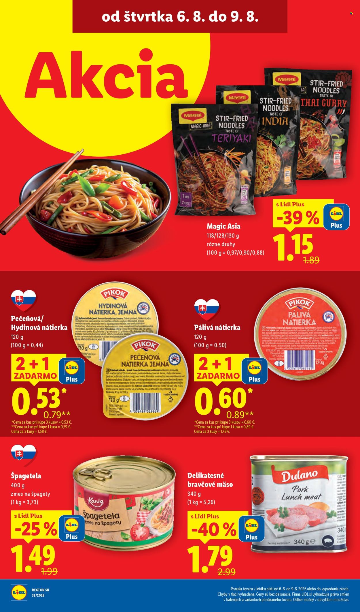 Leták Lidl - 3.8.2026 - 9.8.2026. Strana 80