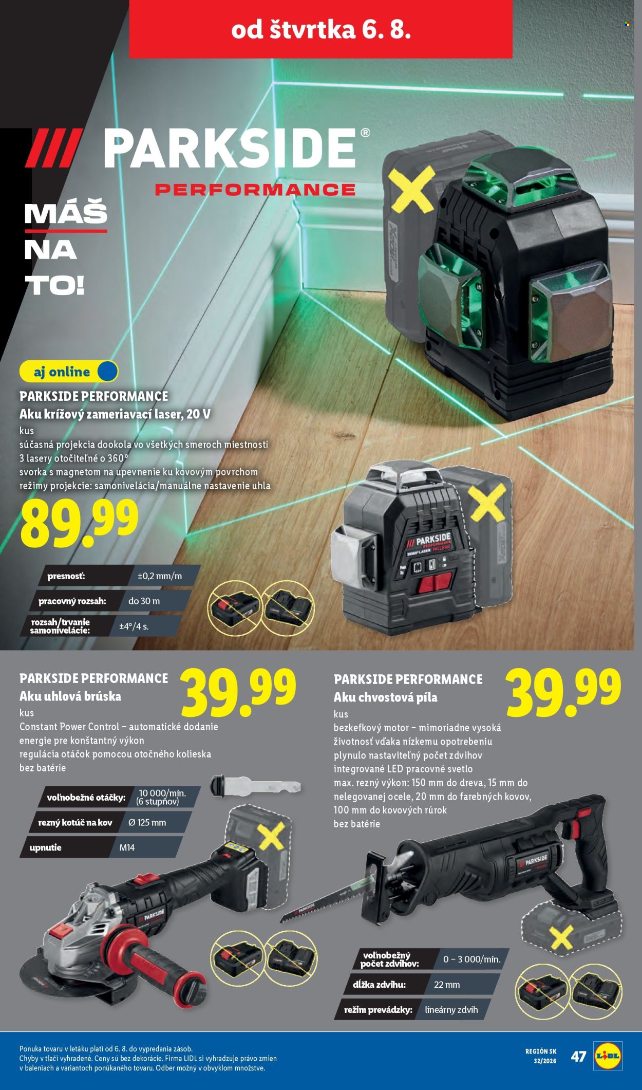 Leták Lidl - 3.8.2026 - 9.8.2026. Strana 90