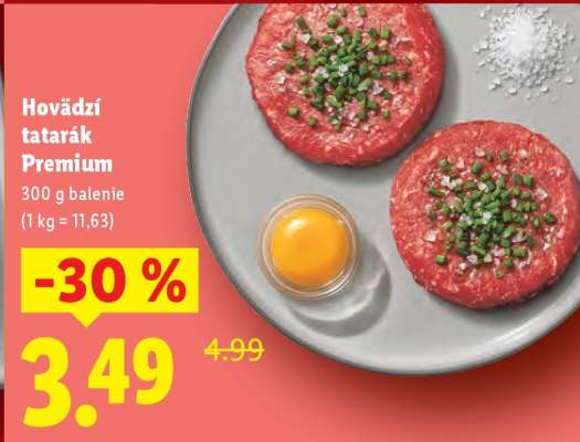 Hovädzí tatarák Premium