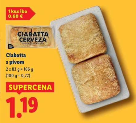Ciabatta s pivom