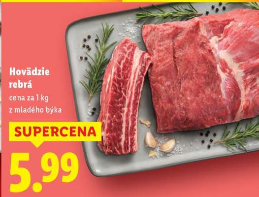 Hovädzie rebrá