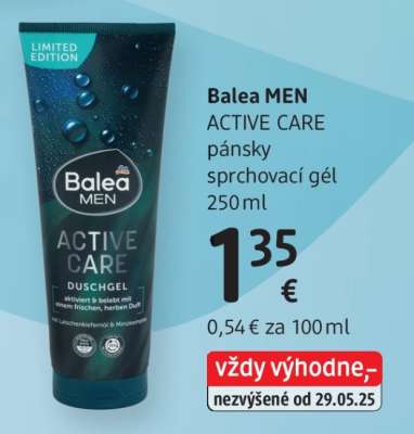 Balea MEN ACTIVE CARE pánsky sprchovací gél 250 ml