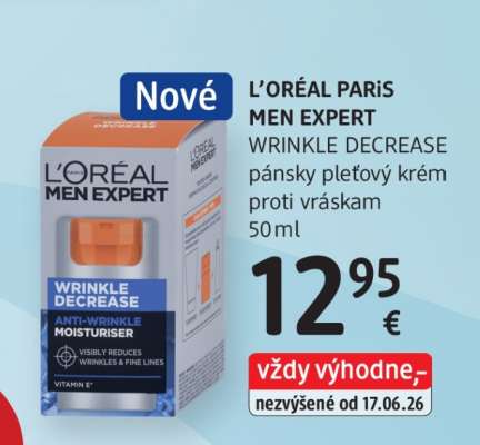 L'ORÉAL PARIS MEN EXPERT WRINKLE DECREASE
