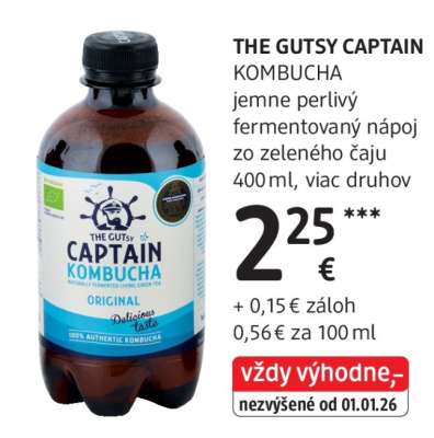 THE GUTSY CAPTAIN KOMBUCHA