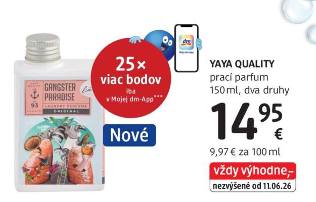 YAYA QUALITY prací parfum