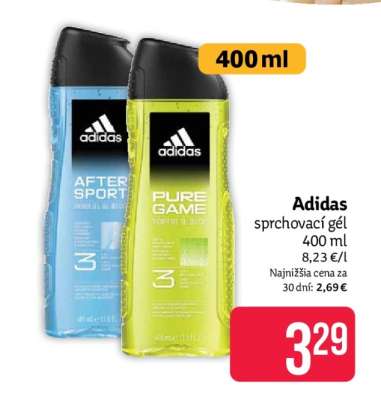 ADIDAS Sprchovací gél 400 ml