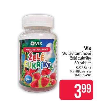 Vix Multivitamínové želé cukríky
