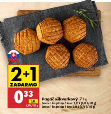 Pagáč oškvarkový 71 g