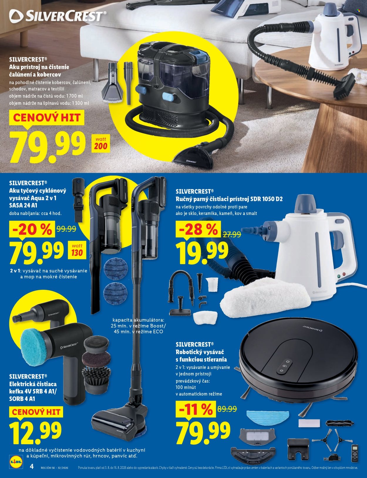 Leták Lidl - 3.8.2026 - 16.8.2026. Strana 4