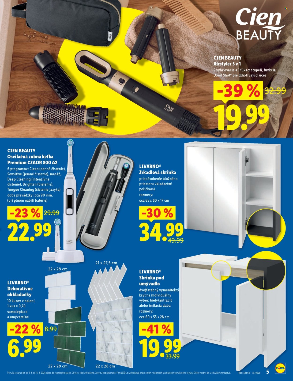 Leták Lidl - 3.8.2026 - 16.8.2026. Strana 5
