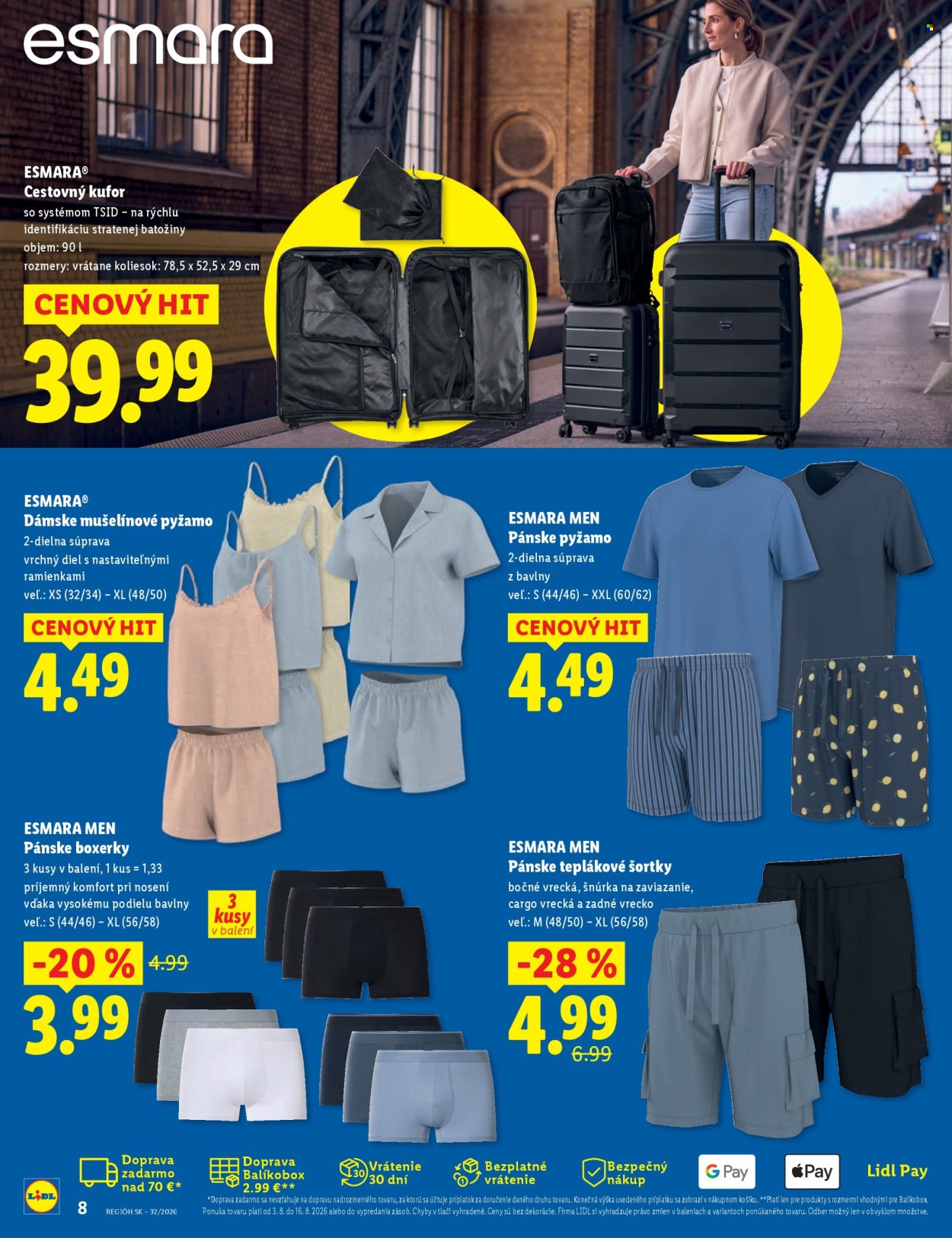 Leták Lidl - 3.8.2026 - 16.8.2026. Strana 8