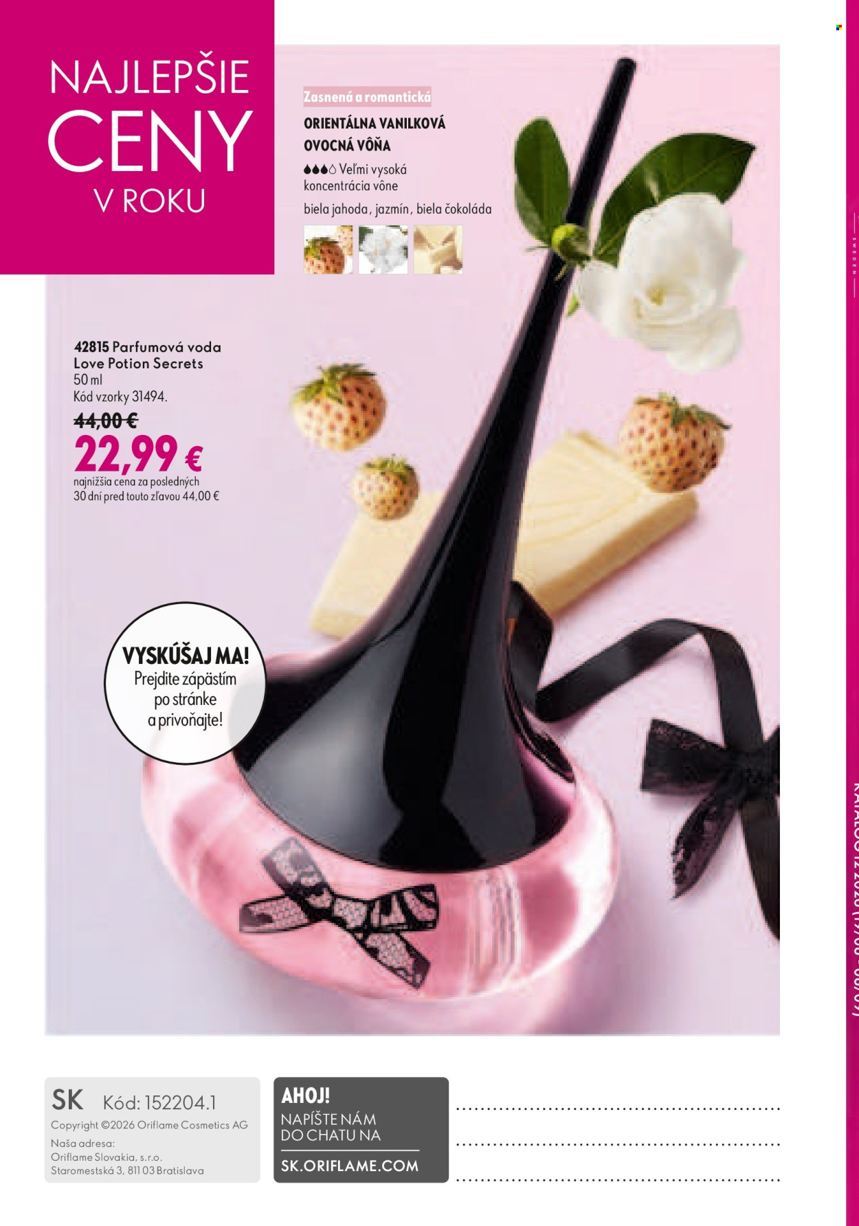 Leták Oriflame - 19.8.2026 - 8.9.2026. Strana 148