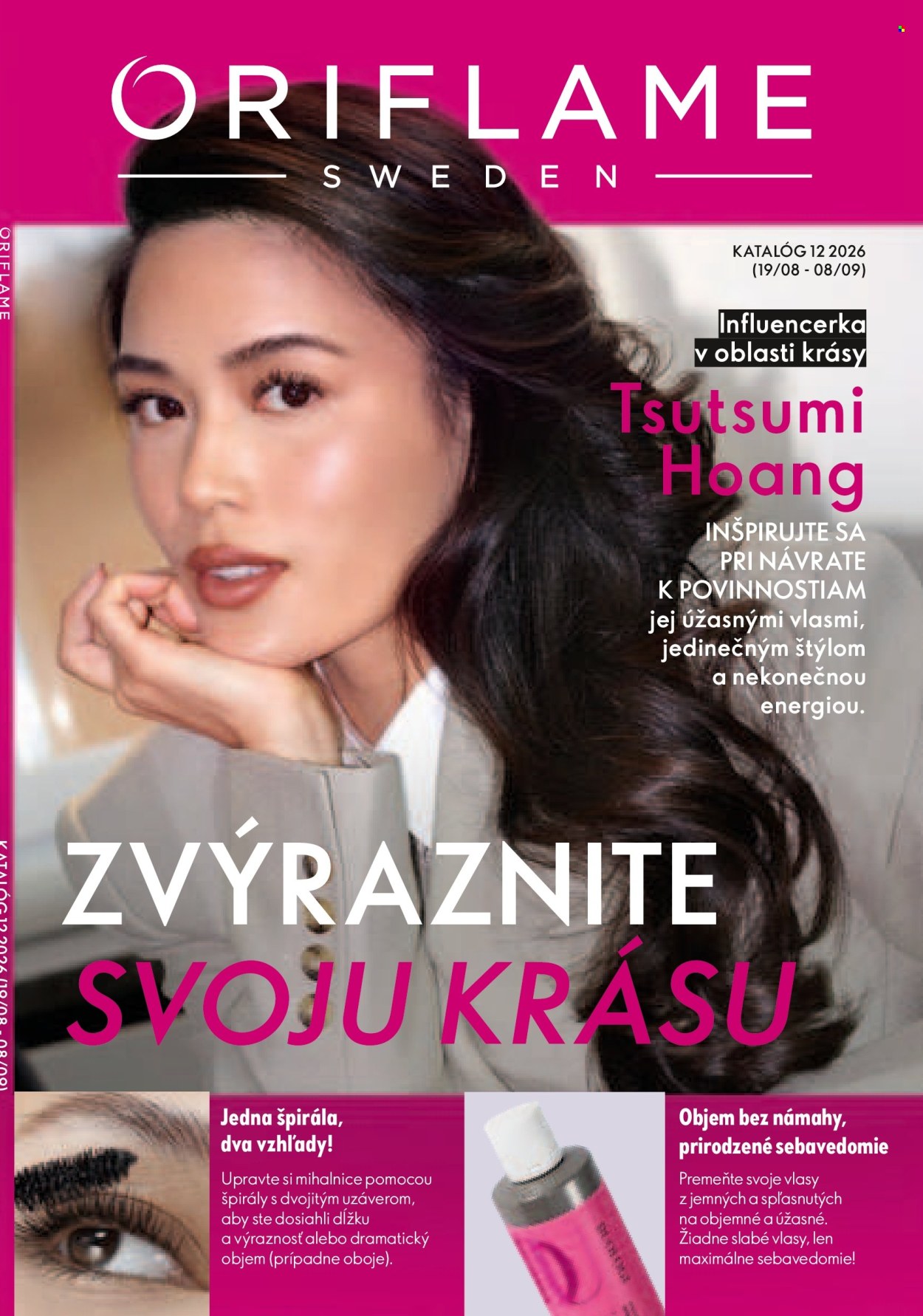 Leták Oriflame - 19.8.2026 - 8.9.2026. Strana 1