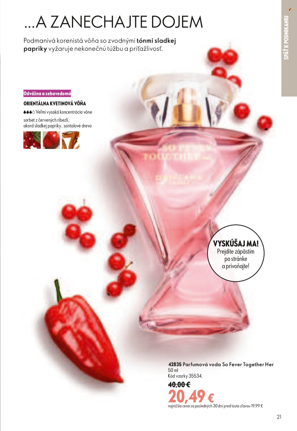 Leták Oriflame - 19.8.2026 - 8.9.2026. Strana 21