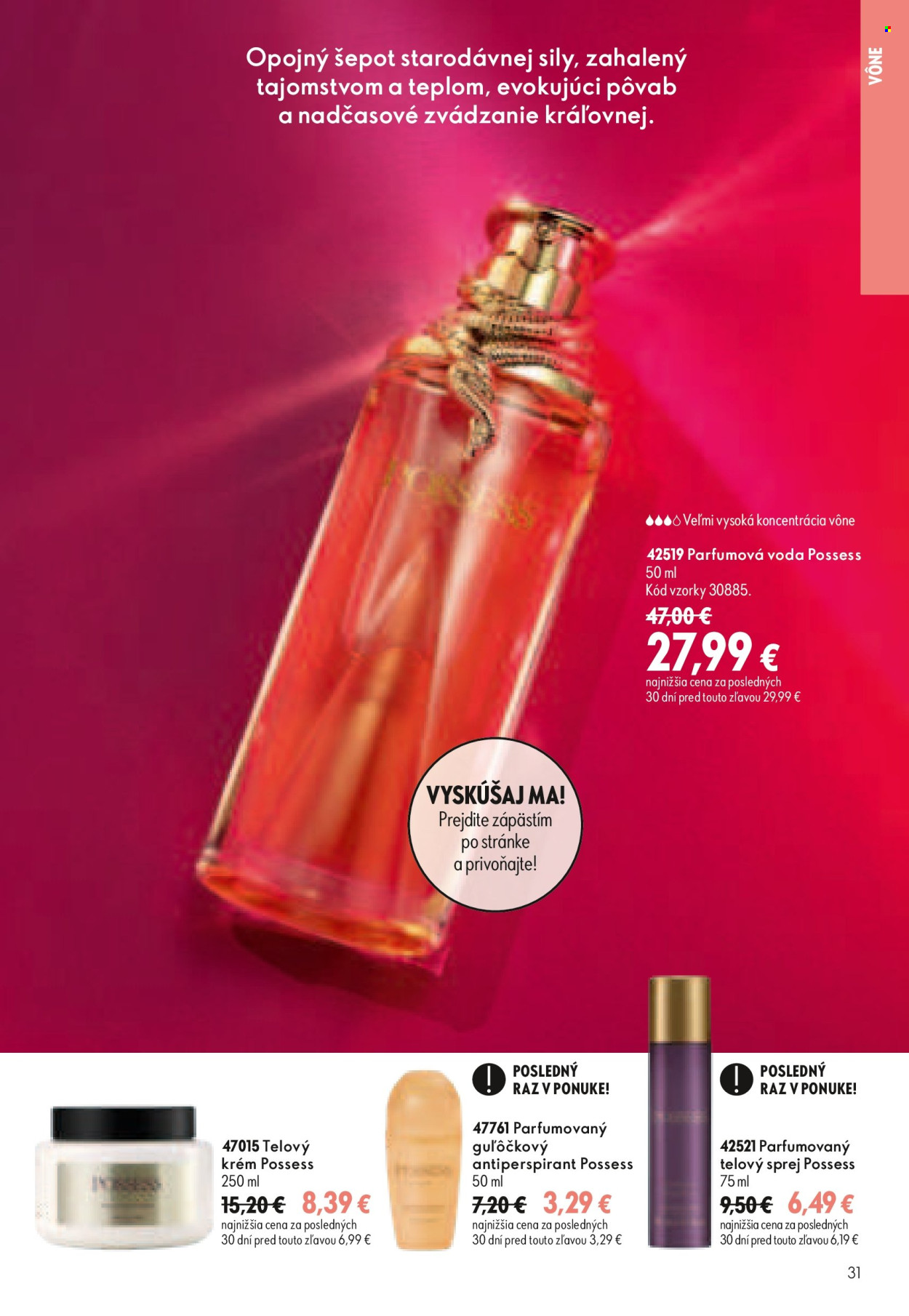 Leták Oriflame - 19.8.2026 - 8.9.2026. Strana 31