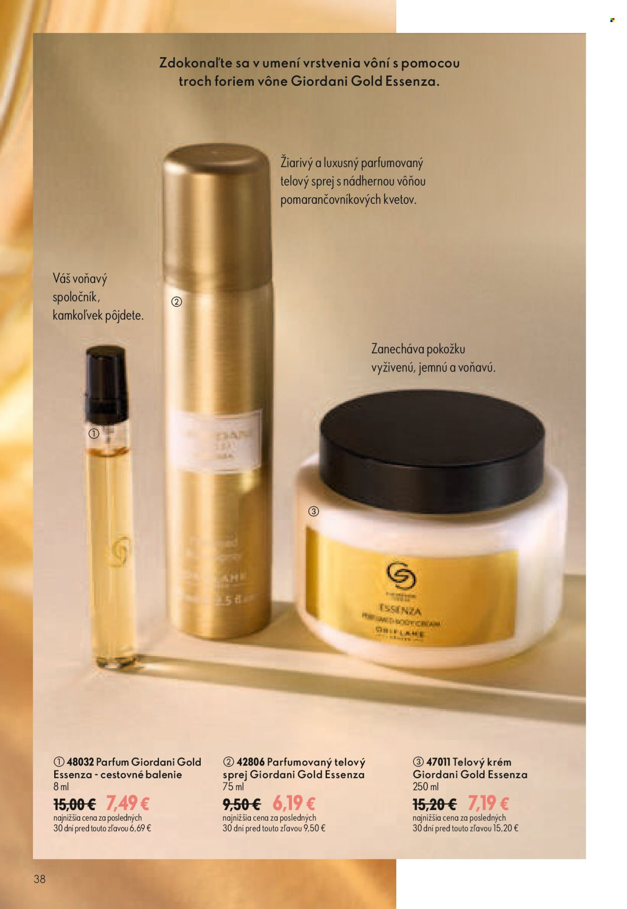 Leták Oriflame - 19.8.2026 - 8.9.2026. Strana 38