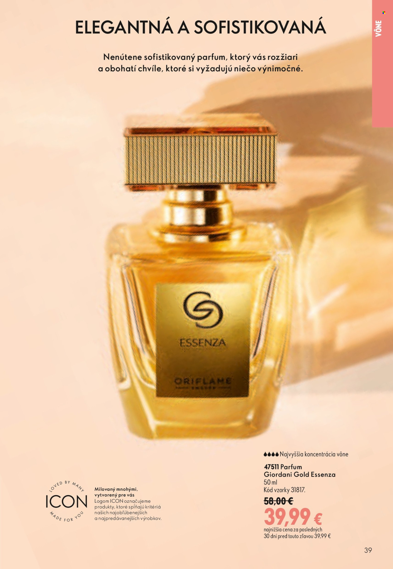 Leták Oriflame - 19.8.2026 - 8.9.2026. Strana 39