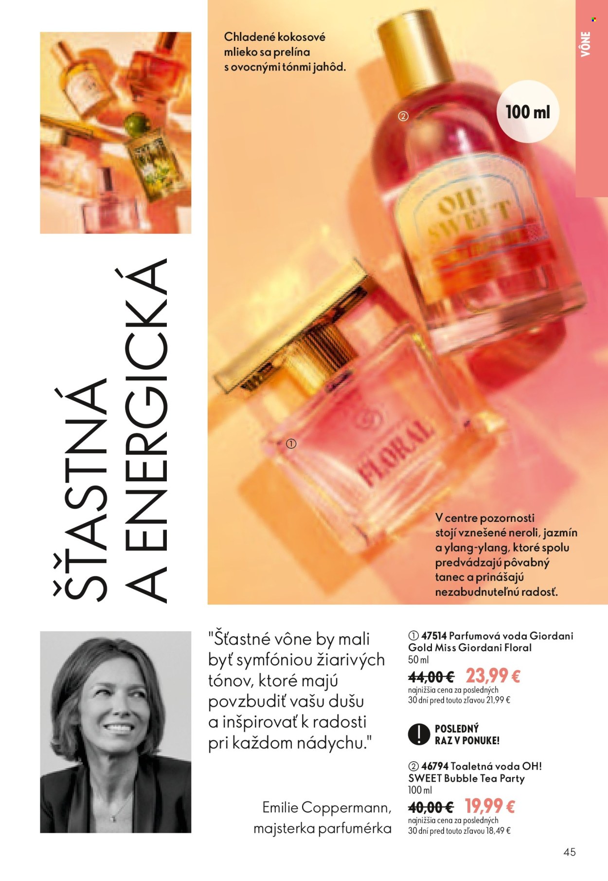Leták Oriflame - 19.8.2026 - 8.9.2026. Strana 45