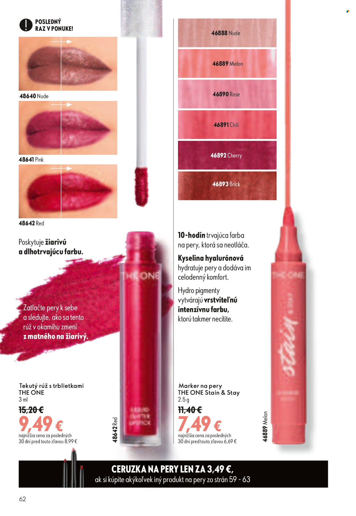 Leták Oriflame - 19.8.2026 - 8.9.2026. Strana 62
