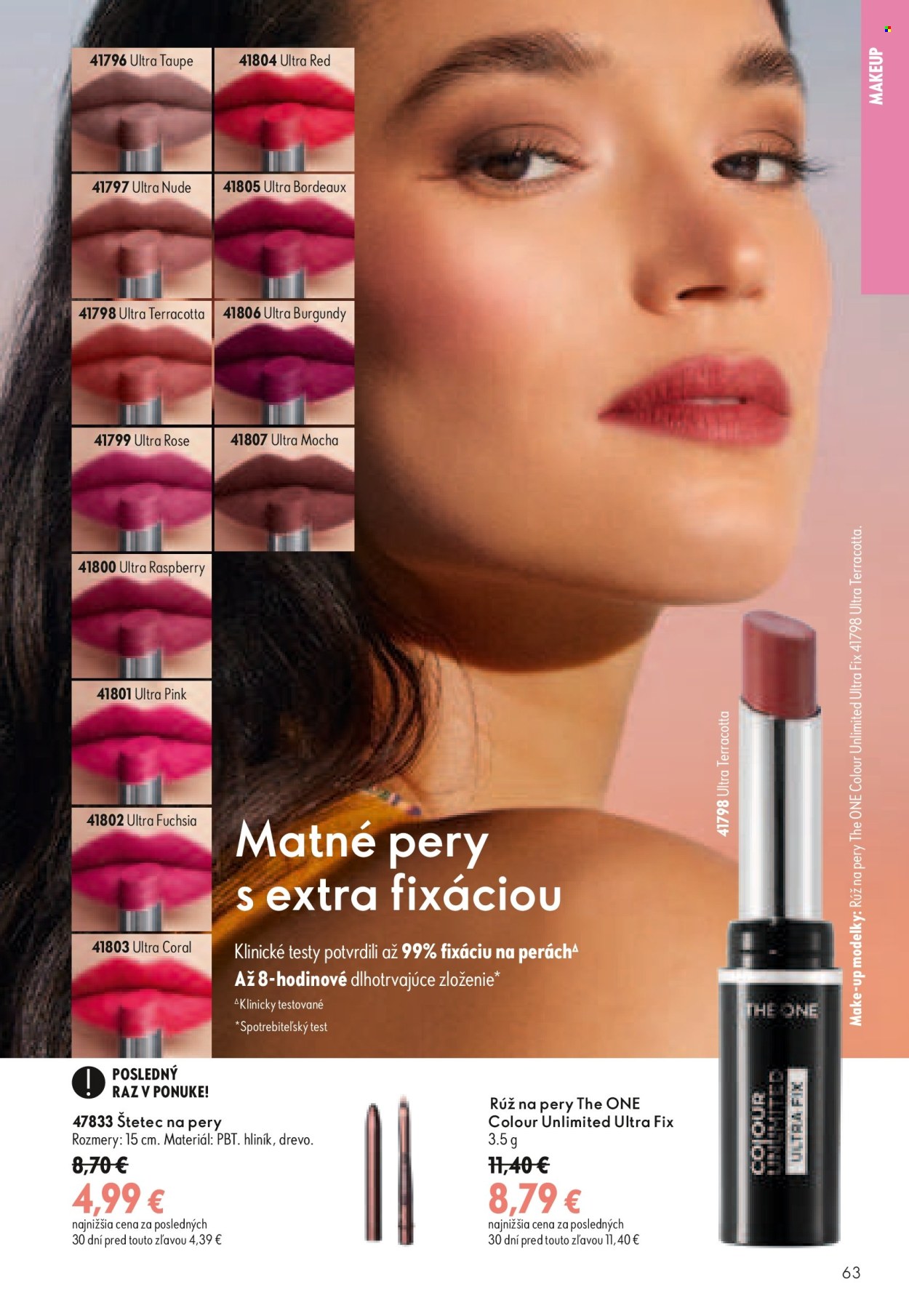 Leták Oriflame - 19.8.2026 - 8.9.2026. Strana 63