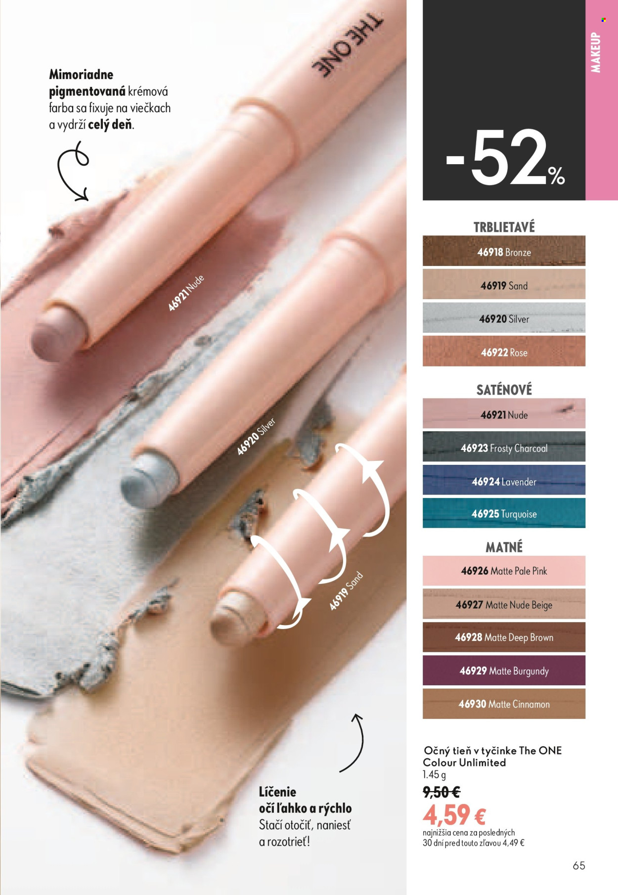 Leták Oriflame - 19.8.2026 - 8.9.2026. Strana 65