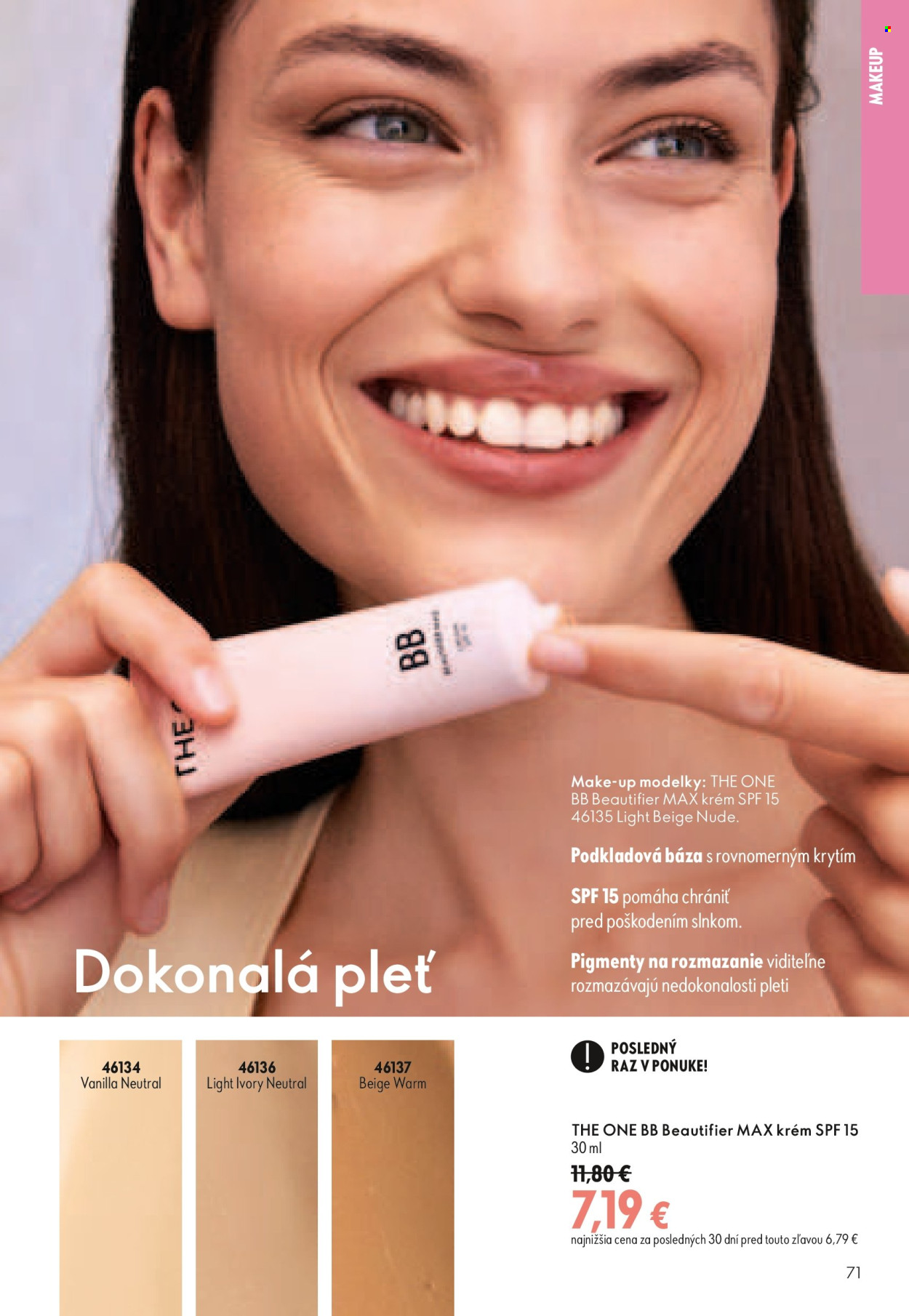Leták Oriflame - 19.8.2026 - 8.9.2026. Strana 71