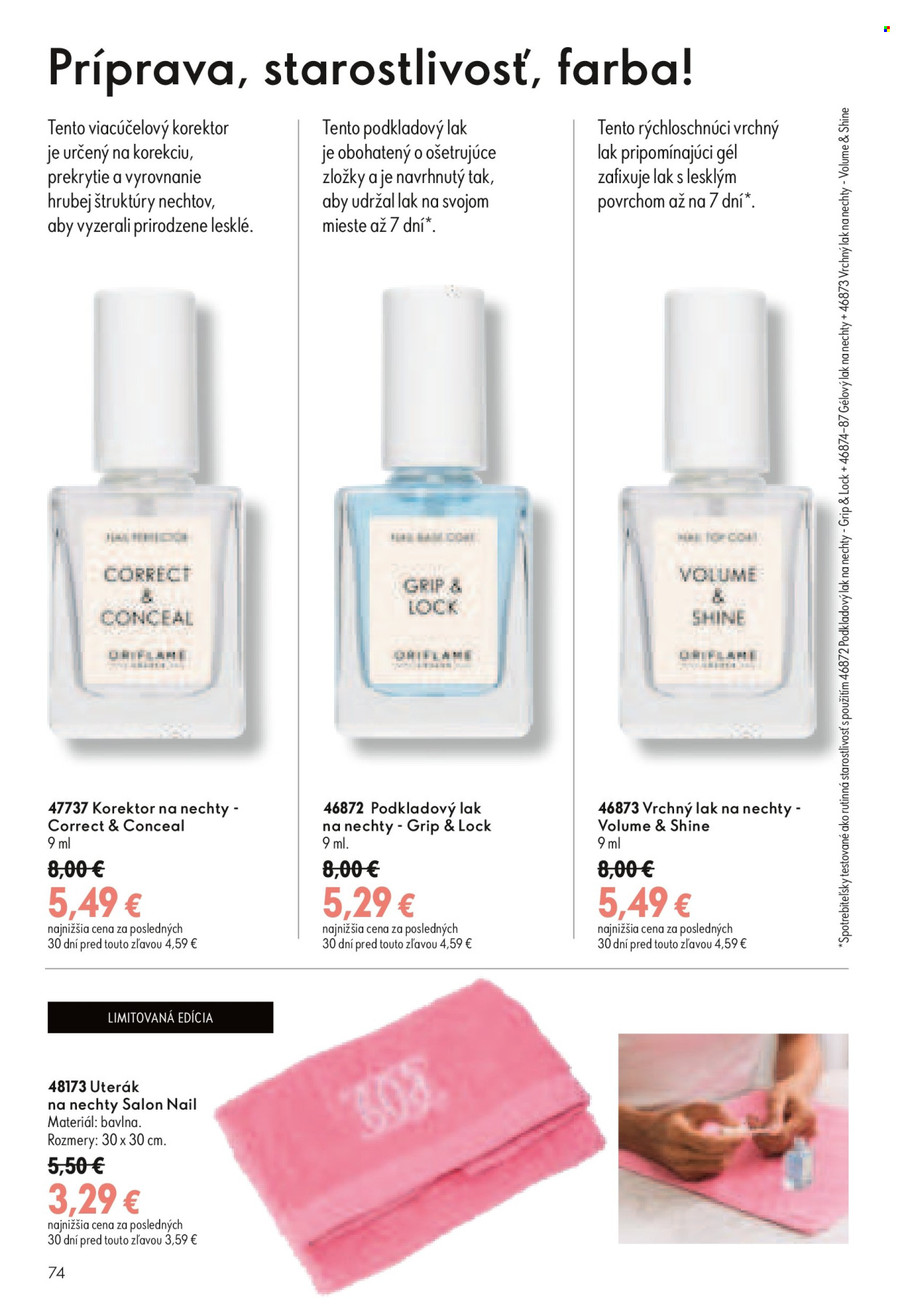 Leták Oriflame - 19.8.2026 - 8.9.2026. Strana 74