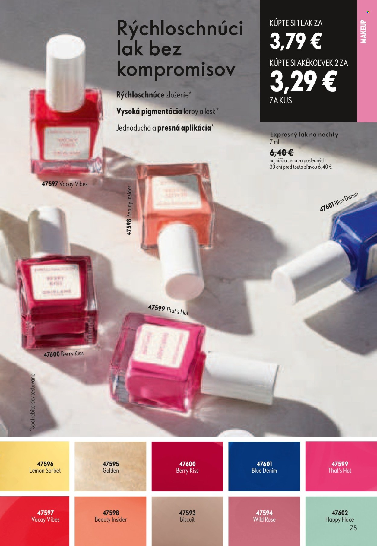 Leták Oriflame - 19.8.2026 - 8.9.2026. Strana 75
