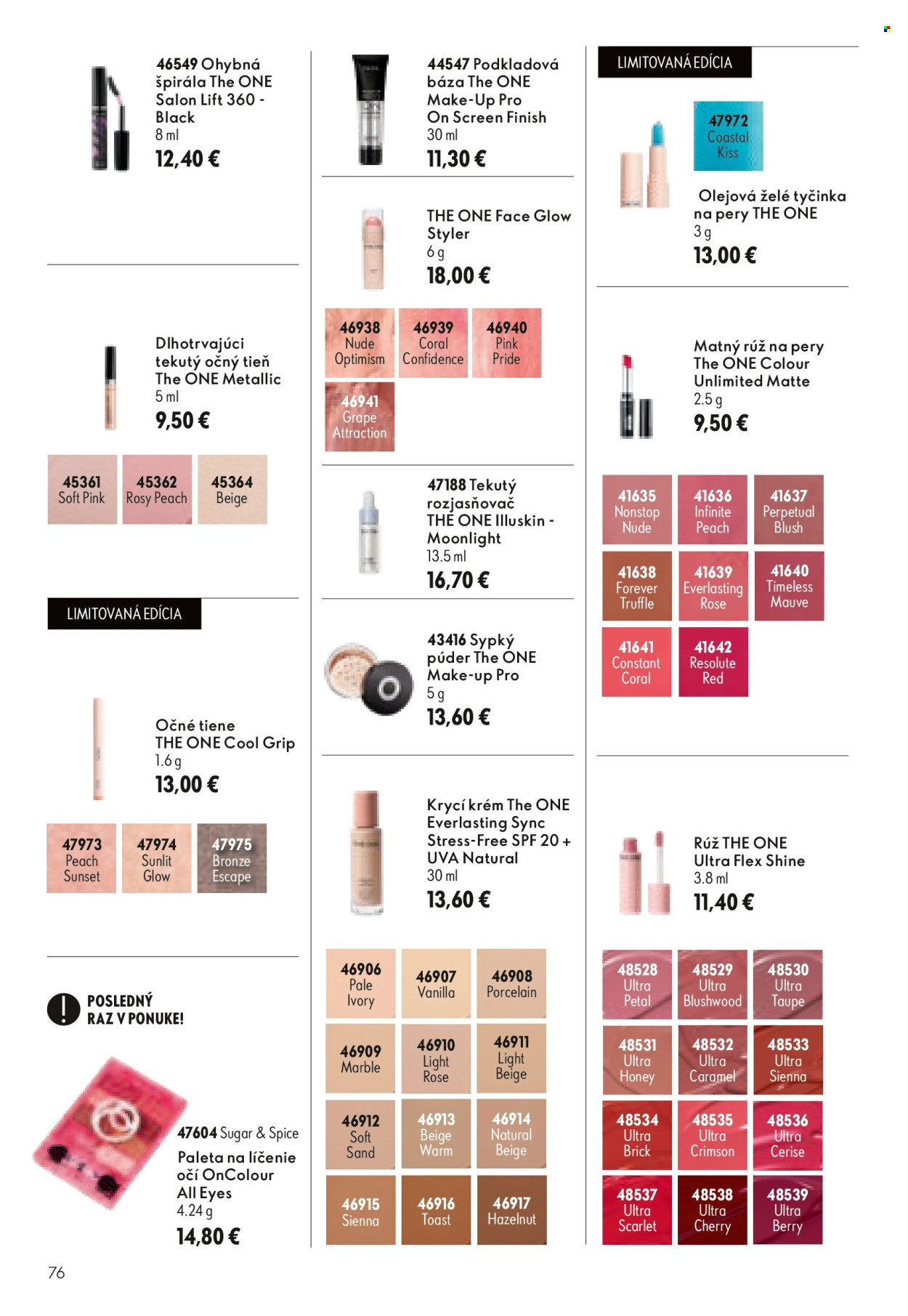 Leták Oriflame - 19.8.2026 - 8.9.2026. Strana 76