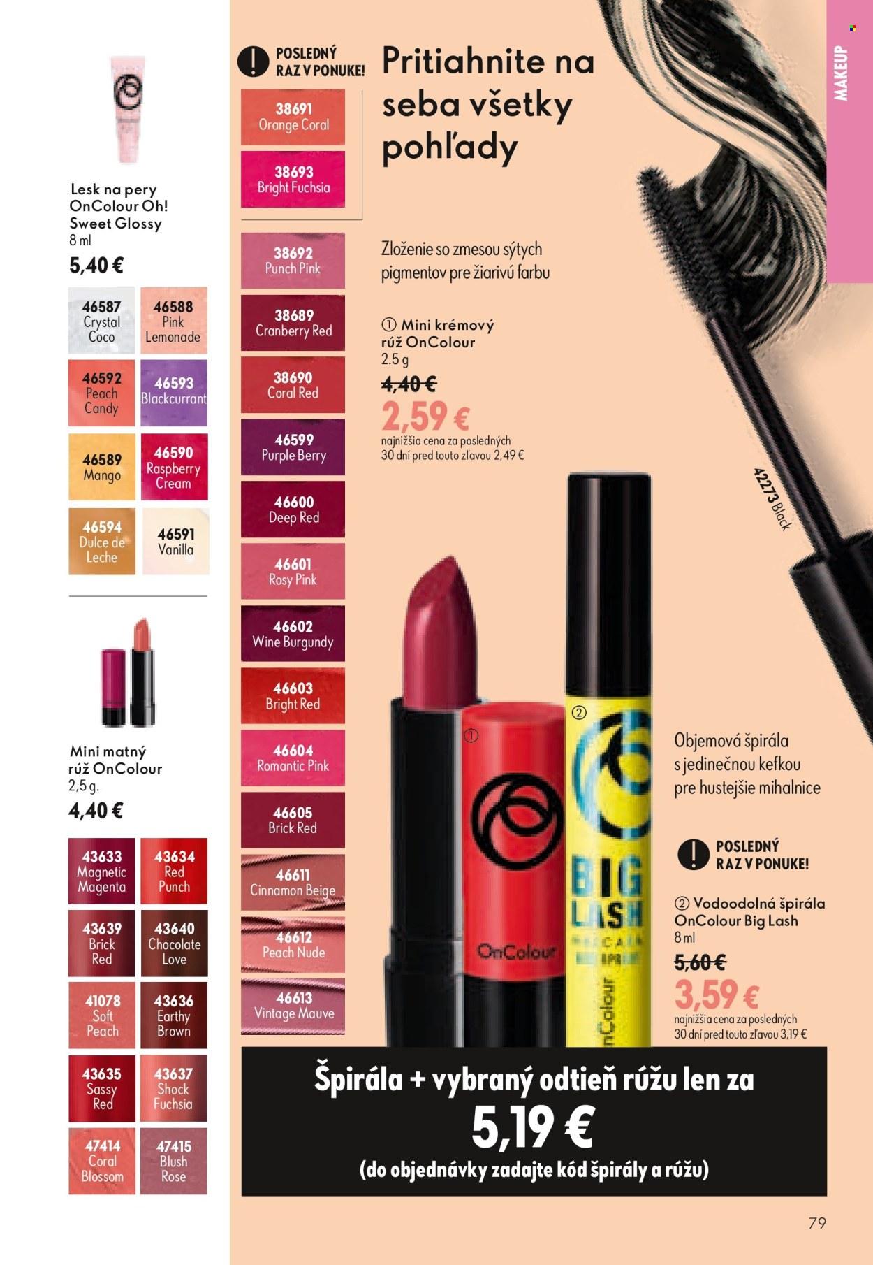 Leták Oriflame - 19.8.2026 - 8.9.2026. Strana 79