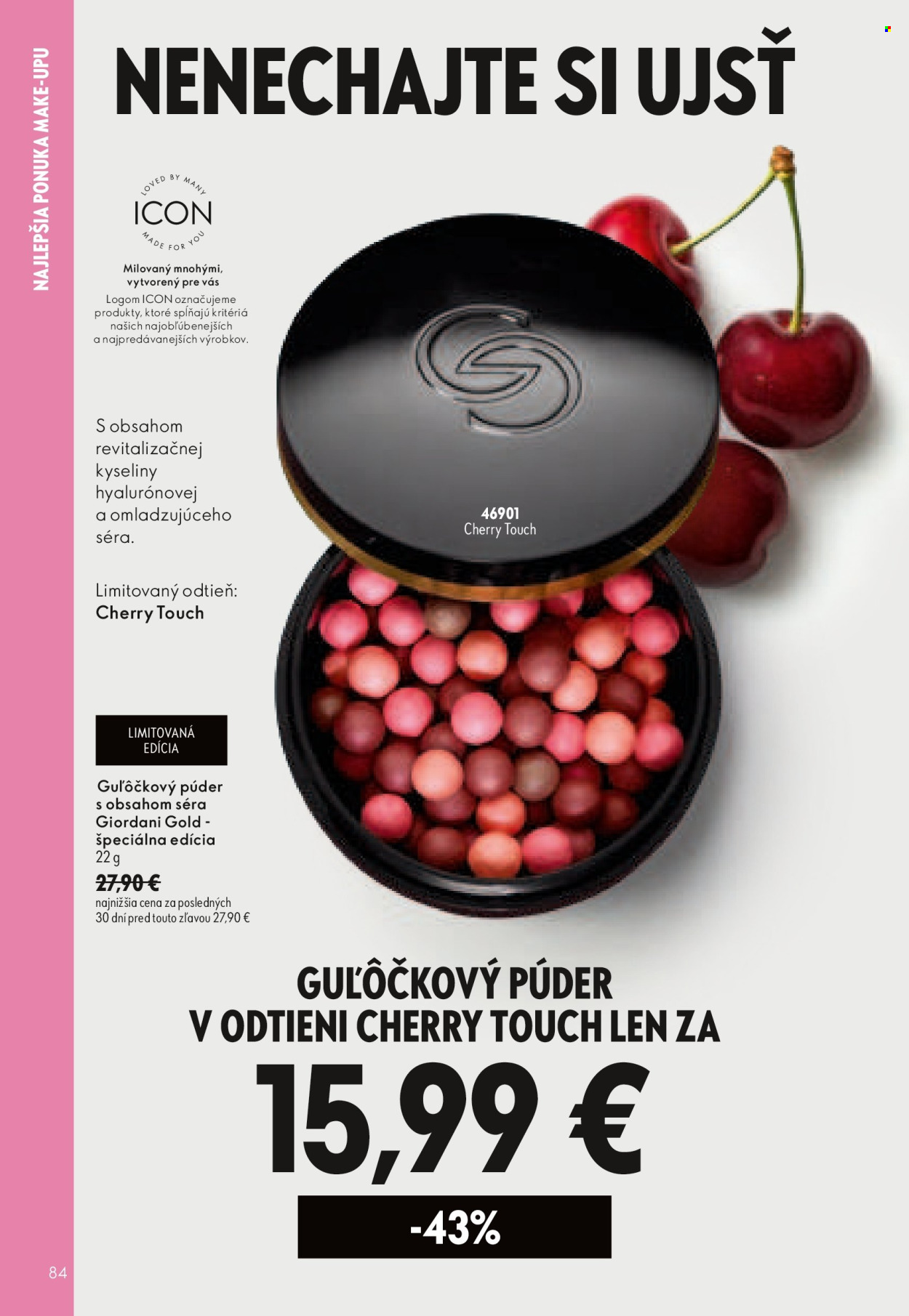 Leták Oriflame - 19.8.2026 - 8.9.2026. Strana 84