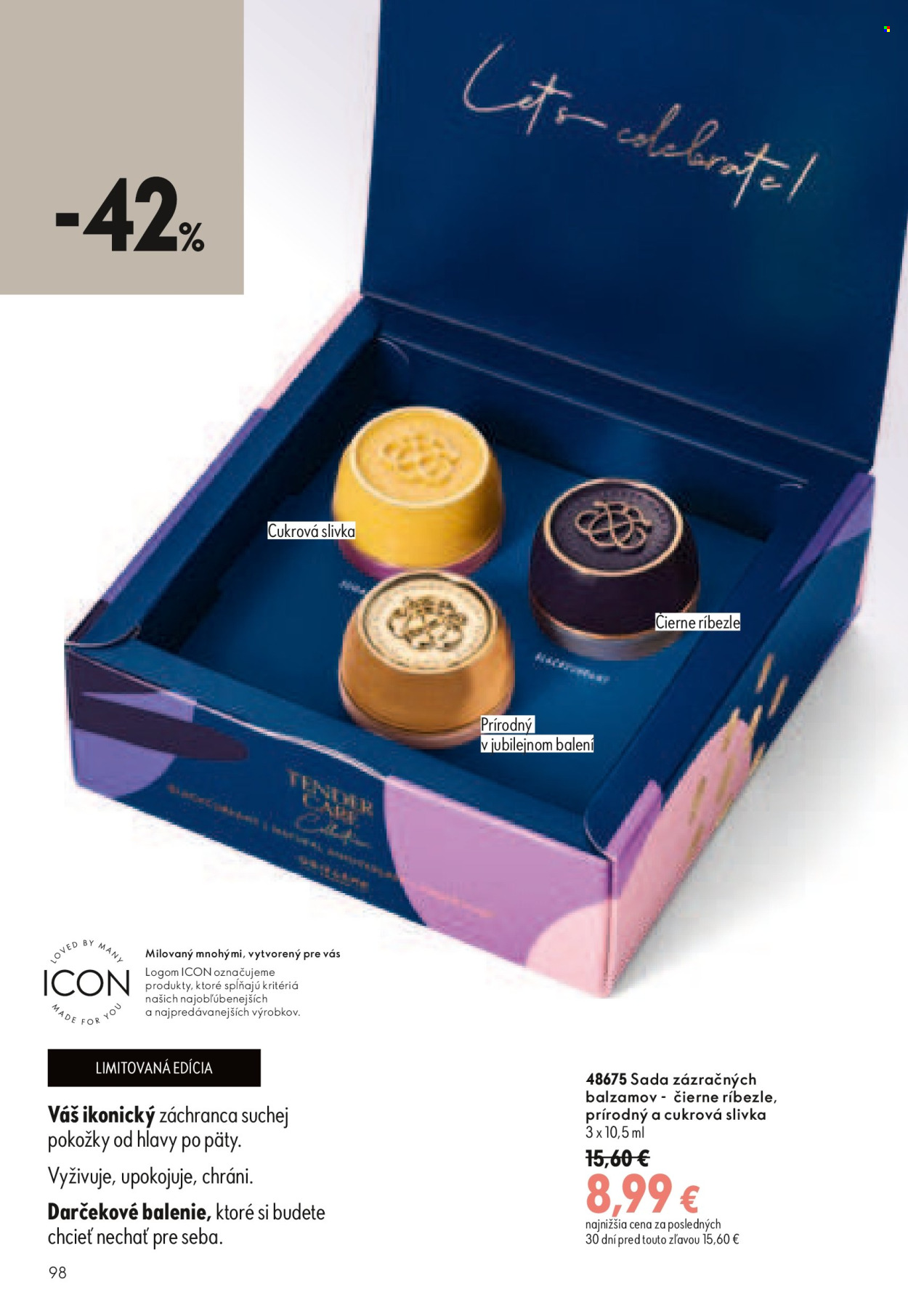 Leták Oriflame - 19.8.2026 - 8.9.2026. Strana 98
