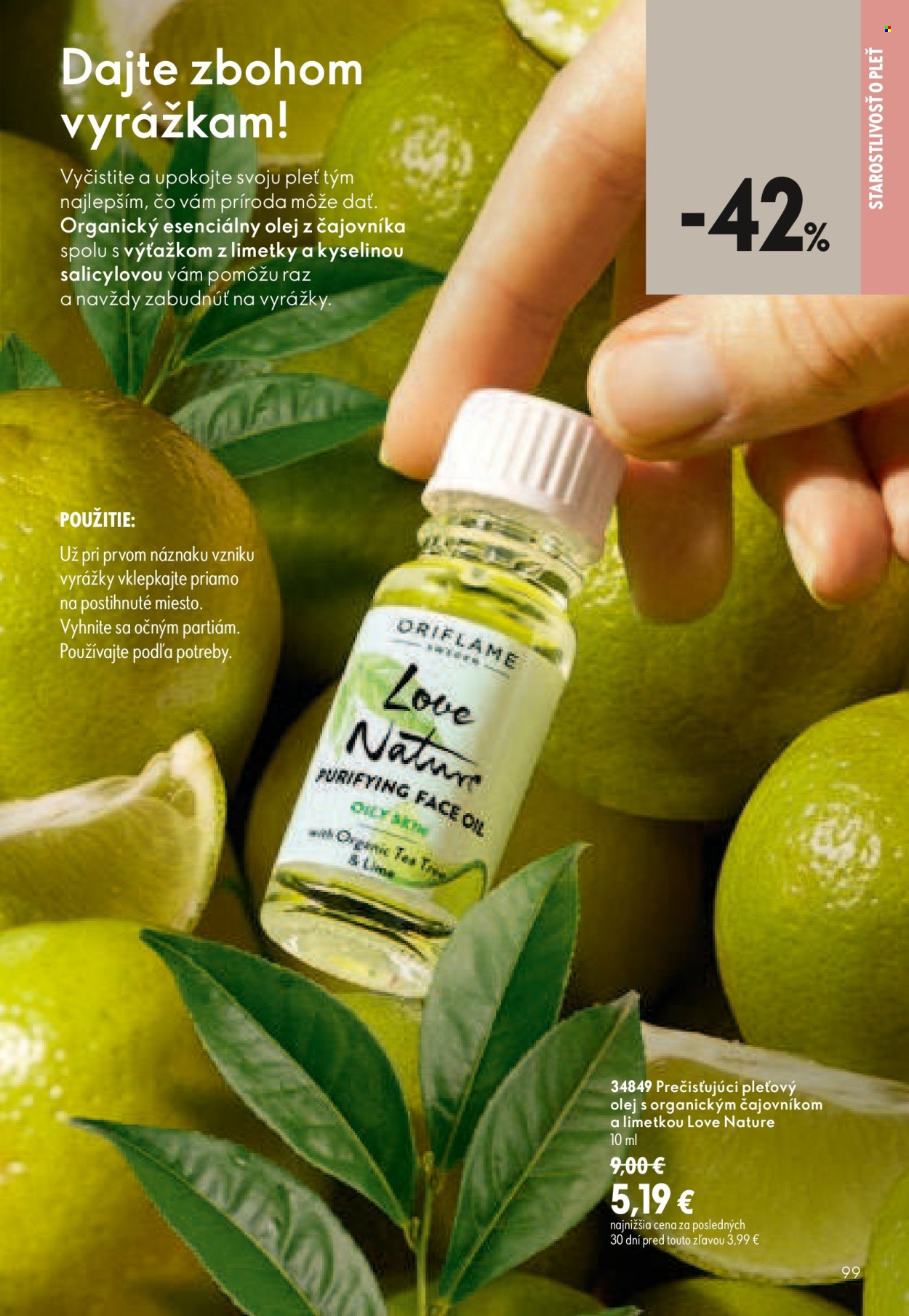 Leták Oriflame - 19.8.2026 - 8.9.2026. Strana 99
