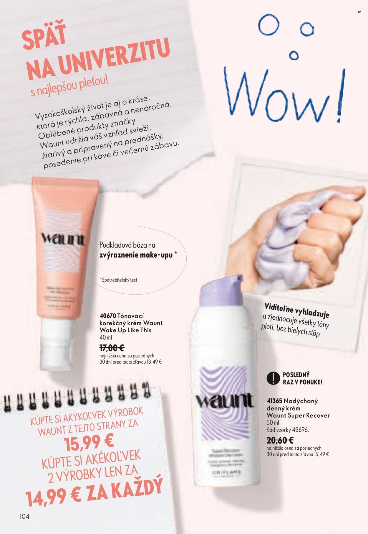 Leták Oriflame - 19.8.2026 - 8.9.2026. Strana 104