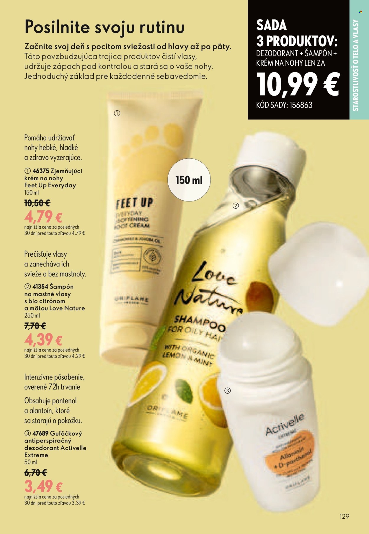 Leták Oriflame - 19.8.2026 - 8.9.2026. Strana 129