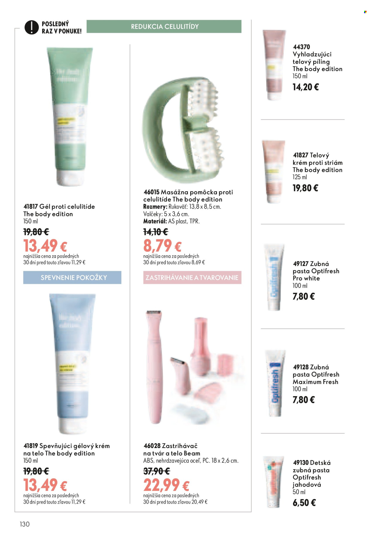 Leták Oriflame - 19.8.2026 - 8.9.2026. Strana 130