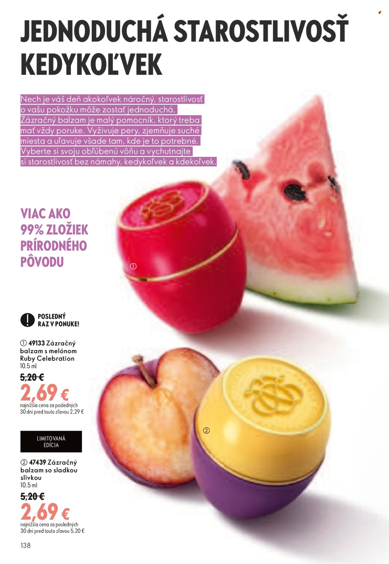 Leták Oriflame - 19.8.2026 - 8.9.2026. Strana 138