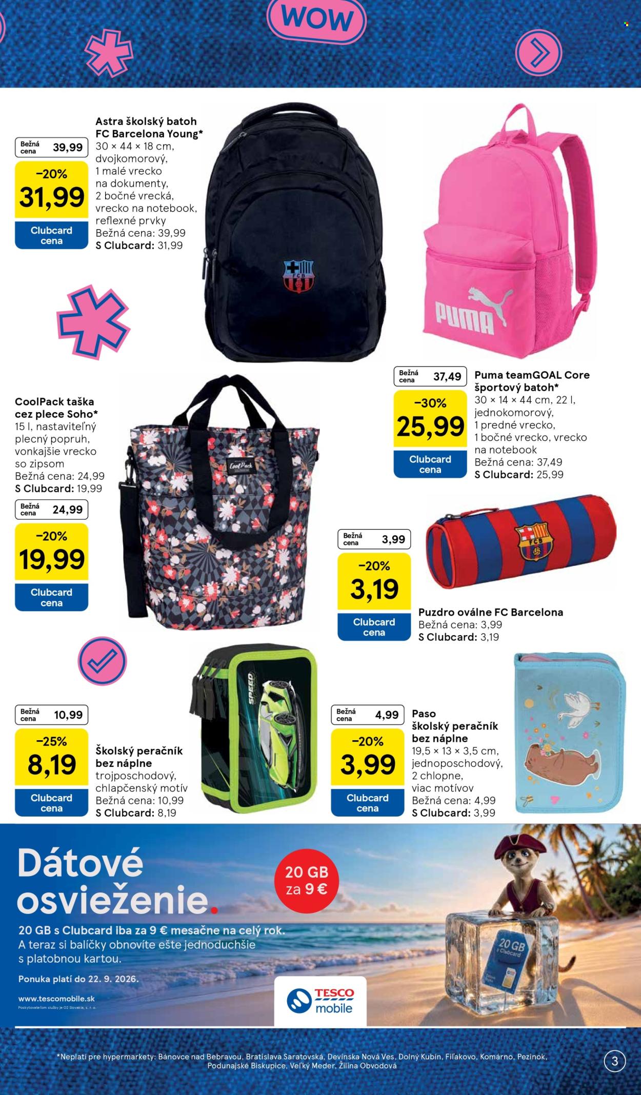 Leták TESCO hypermarket - 3.8.2026 - 13.9.2026. Strana 3